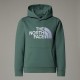 THE NORTH FACE Felpa con cappuccio Drew Peak da ragazzo DUCK GREEN