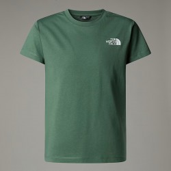THE NORTH FACE T-shirt Redbox da ragazzo DUCK GREEN