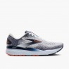 BROOKS GHOST 16 WHITE/PEACOAT/ORANGE