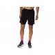 ASICS ROAD 2N1 7IN SHORT PERFORMANCE BLACK/GRAPHITE GREY
