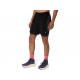 ASICS ROAD 2N1 7IN SHORT PERFORMANCE BLACK/GRAPHITE GREY