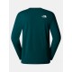 THE NORTH FACE T-shirt a maniche lunghe Simple Dome da uomo DEEP NORI
