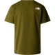 THE NORTH FACE T-shirt Easy da uomo FOREST OLIVE/TNF WHITE