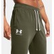 UNDER ARMOUR Jogger UA Rival Terry da uomo Marine OD Green / Onyx White