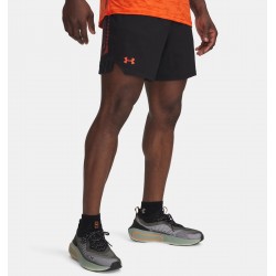 UNDER ARMOUR Shorts UA Vanish Woven 6" Graphic da uomo Black / Fire