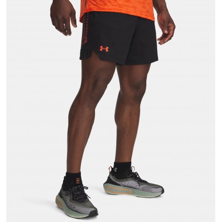 UNDER ARMOUR Shorts UA Vanish Woven 6" Graphic da uomo Black / Fire