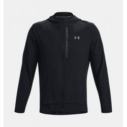 UNDER ARMOUR Giacca UA Outrun The Storm da uomo Black / Jet Gray