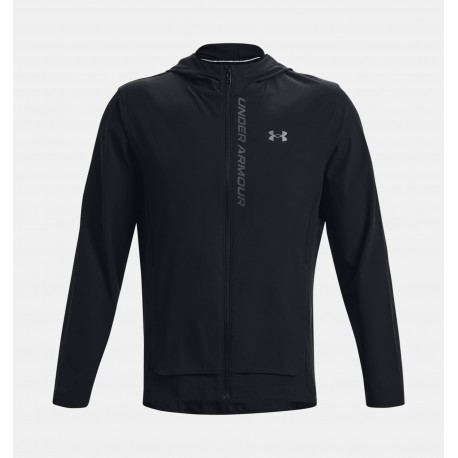 UNDER ARMOUR Giacca UA Outrun The Storm da uomo Black / Jet Gray