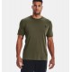 UNDER ARMOUR Maglia a manica corta UA Left Chest Logo da uomo Marine OD Green / Black