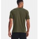 UNDER ARMOUR Maglia a manica corta UA Left Chest Logo da uomo Marine OD Green / Black