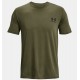 UNDER ARMOUR Maglia a manica corta UA Left Chest Logo da uomo Marine OD Green / Black
