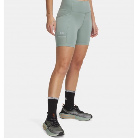 UNDER AROUR UA LAUNCH 6'' SHORT Silica Green / Reflective