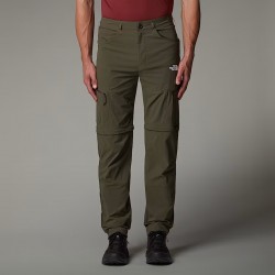 THE NORTH FACE Pantaloni convertibili Exploration affusolati da uomo New Taupe Green