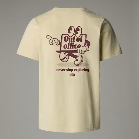 THE NORTH FACE T-shirt con logo Cartoon rilassata Gravel