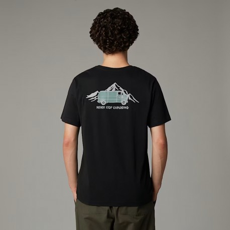 THE NORTH FACE T-shirt Outdoor Graphic da uomo TNF Black