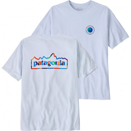 PATAGONIA Men's Unity Fitz Responsibili-Tee WHITE
