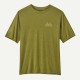 PATAGONIA Men's Capilene® Cool Daily Graphic Shirt - Lands Wind Runner: Graze Green X-Dye