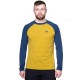 MOUNTAIN EQUIPMENT Redline LS Men's Tee Striscia acida/Denim