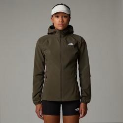 THE NORTH FACE Giacca Nimble con cappuccio da donna NEW TAUPE GREEN