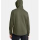 UNDER ARMOUR Felpa con cappuccio UA Rival Terry da uomo Marine OD Green / Onyx White