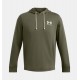 UNDER ARMOUR Felpa con cappuccio UA Rival Terry da uomo Marine OD Green / Onyx White