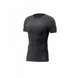 OXYBURN ASTRA Maglia running/trail/bike donna ultra-light taglio vivo traspirante BLACK