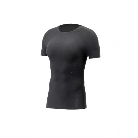 OXYBURN ASTRA Maglia running/trail/bike donna ultra-light taglio vivo traspirante BLACK