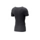 OXYBURN ASTRA Maglia running/trail/bike donna ultra-light taglio vivo traspirante BLACK