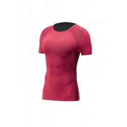 OXYBURN ASTRA Maglia running/trail/bike donna ultra-light taglio vivo traspirante RETHINKPINK