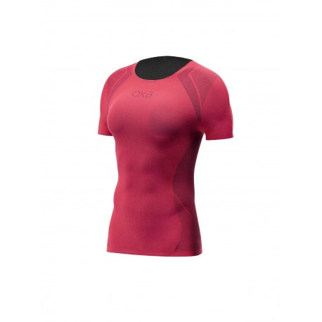 OXYBURN ASTRA Maglia running/trail/bike donna ultra-light taglio vivo traspirante RETHINKPINK