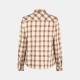 MONTURA COTTON CECK SHIRT WOMAN SHELL/VINACCIA