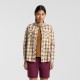 MONTURA COTTON CECK SHIRT WOMAN SHELL/VINACCIA