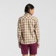 MONTURA COTTON CECK SHIRT WOMAN SHELL/VINACCIA