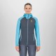 KARPOS AMBRIZZOLA W FULL-ZIP HOODIE OMBRE BLUE/BACHELOR B.