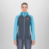 KARPOS AMBRIZZOLA W FULL-ZIP HOODIE OMBRE BLUE/BACHELOR B.