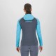 KARPOS AMBRIZZOLA W FULL-ZIP HOODIE OMBRE BLUE/BACHELOR B.