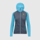 KARPOS AMBRIZZOLA W FULL-ZIP HOODIE OMBRE BLUE/BACHELOR B.