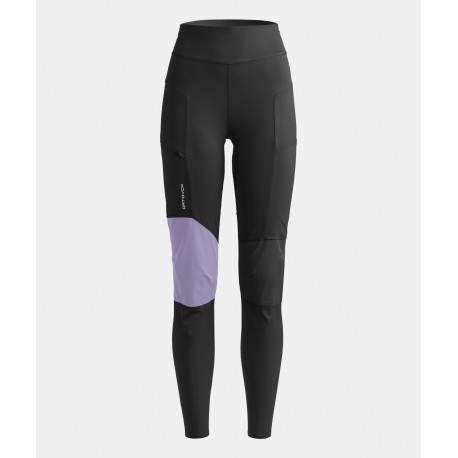 ORTOVOX SECEDA TIGHTS DONNA BLACK RAVEN Pantaloni leggeri