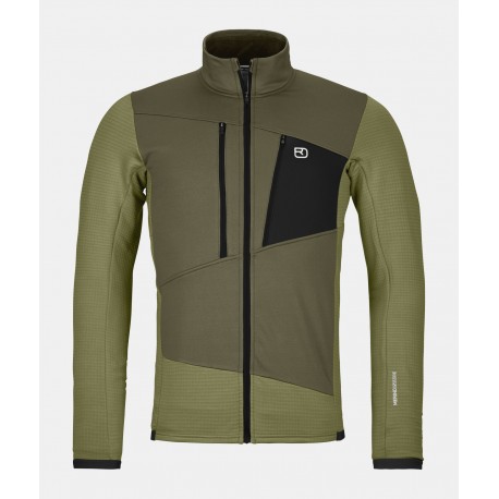 ORTOVOX FLEECE GRID JACKET M WILD HERBS Giacche in pile