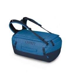 OSPREY TRANSPORTER DUFFEL 30 RAVEN BLUE FLAME