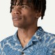 PATAGONIA Men's Tidal Threads Camp Shirt Bees and Flowers: Still Blue
