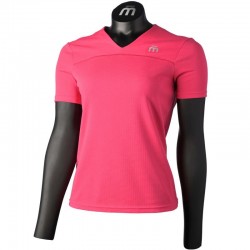 MICO MAGLIA COLLO A V MANICA CORTA WOMAN - EXTRA DRY OUTDOOR SORBET