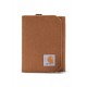 CARHARTT NYLON DUCK TRIFOLD WALLET BLACK