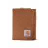 CARHARTT NYLON DUCK TRIFOLD WALLET BLACK