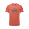 MOUNTAIN EQUIPMENT Roundel Men's Tee ROSSO ETRUSCO