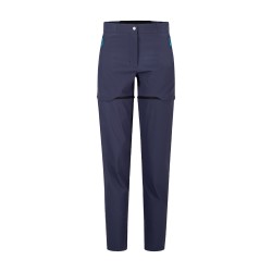 MONTURA RISE ZIP OFF PANTS WOMAN GRAPHITE BLUE/TURQUOISE