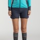 MONTURA RISE ZIP OFF PANTS WOMAN GRAPHITE BLUE/TURQUOISE