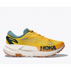 HOKA Mafate X zest / mountain fog