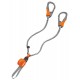 PETZL SCORPIO® EASHOOK SW Cordino da via ferrata con moschettoni EASHOOK e girello
