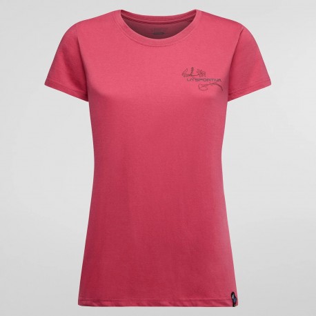 LA SPORTIVA CLIMB FLOWER T-SHIRT W ROSEBAY